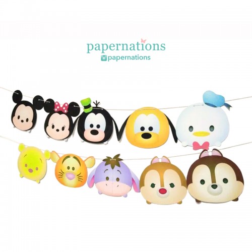  Tsum Tsum Bunting Flag